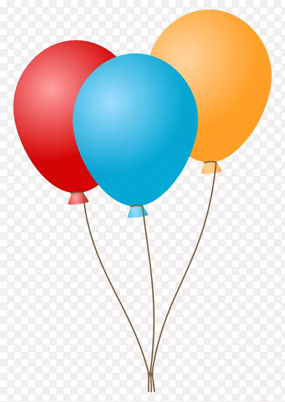 气球生日剪贴画-气球边框
