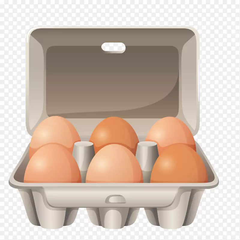 煎蛋，鸡蛋，纸箱，一叠鸡蛋