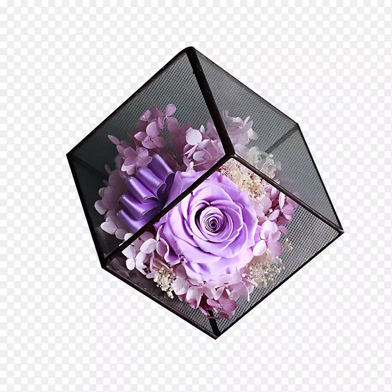 玫瑰花玻璃花