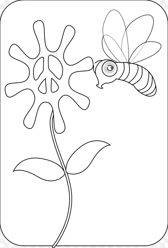 花卉设计黑白纹身花夹艺术花纹黑白