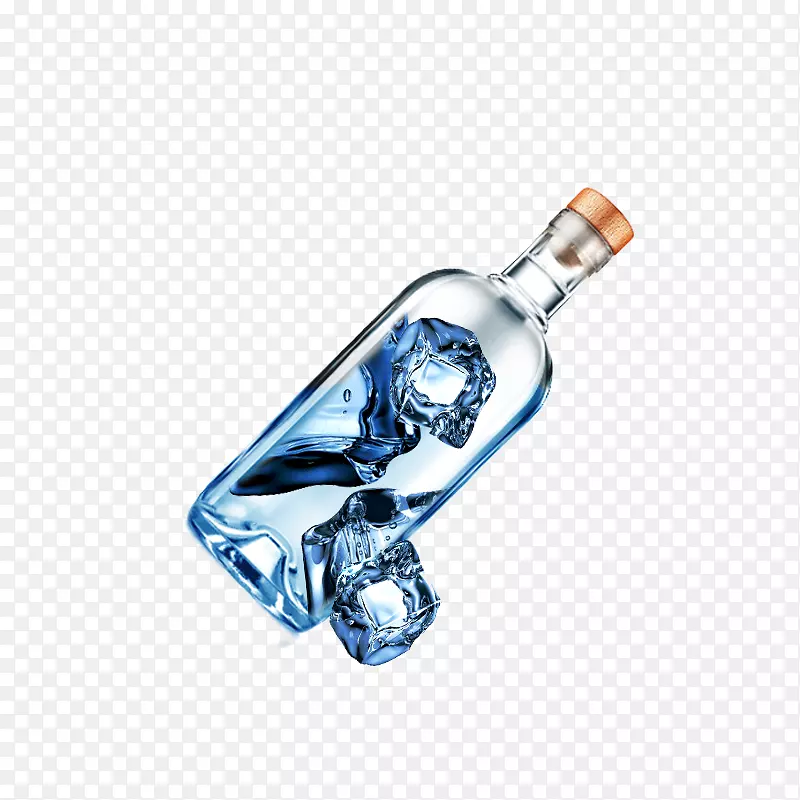 玻璃瓶玻璃蓝下载-蓝色玻璃瓶