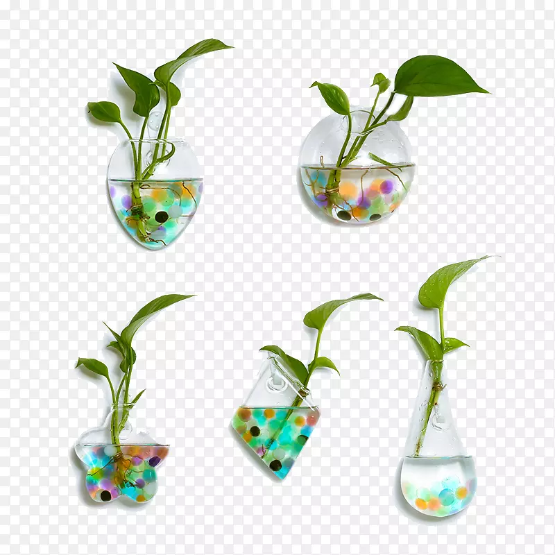 玻璃瓶厂-植物绿色玻璃瓶