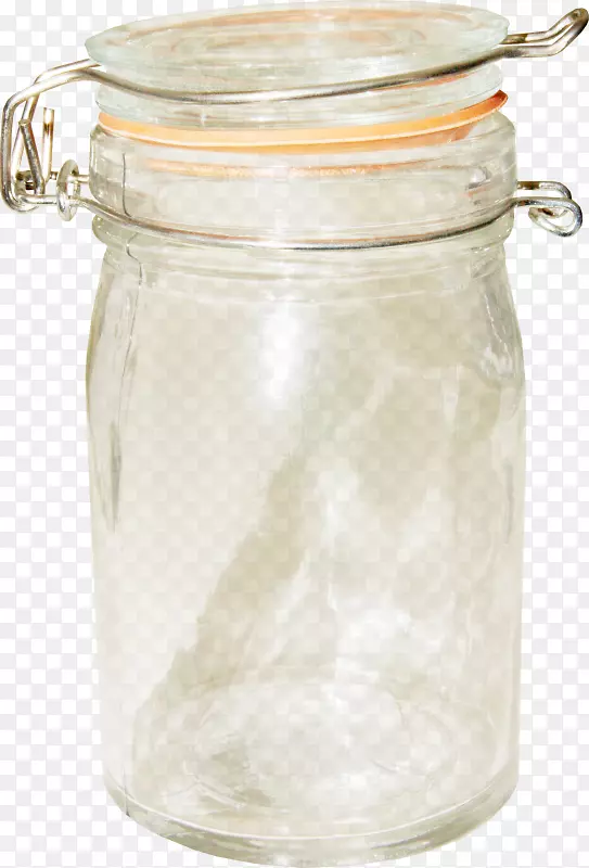 玻璃梅森瓶夹艺术.简单玻璃瓶