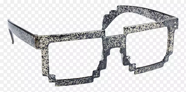 护目镜太阳镜书呆子镜片马赛克眼镜