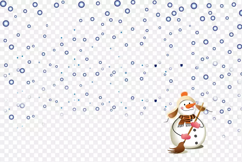 雪人圣诞卡夹艺术-圣诞雪人
