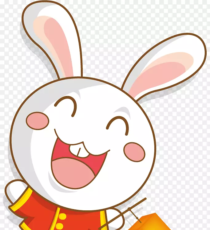 水手月兔中秋节卡通-卡通兔