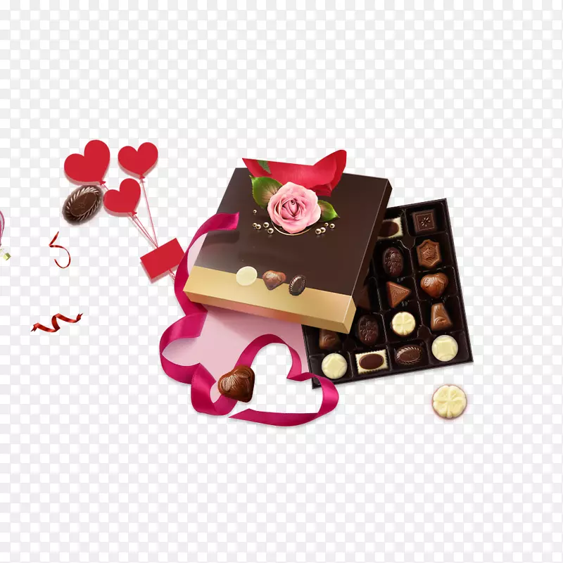 邦本巧克力小四情人节-情人节海报巧克力