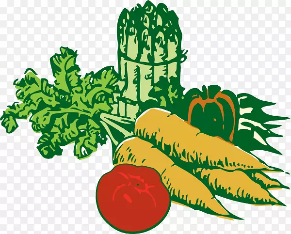 蔬菜汉堡叶蔬菜水果夹艺术食品花园剪贴画