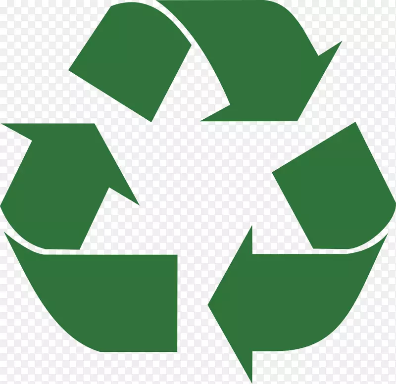 废纸回收符号回收箱垃圾动画回收剪贴件