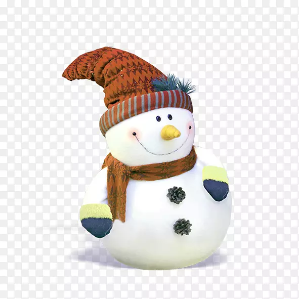 圣诞老人桌面壁纸圣诞夹艺术-可爱的雪人