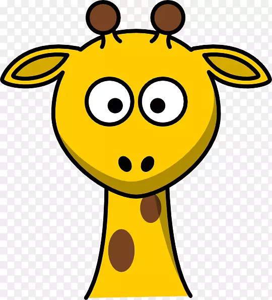 长颈鹿动画动物剪贴画