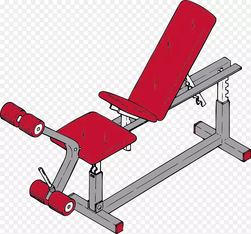 健身器材健身中心长椅剪贴画运动图片