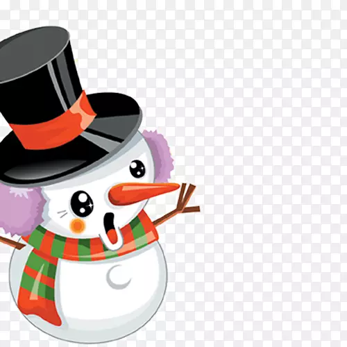 圣诞老人雪人圣诞动画-圣诞雪人