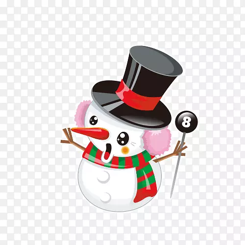 雪人圣诞免费内容剪辑艺术-雪人