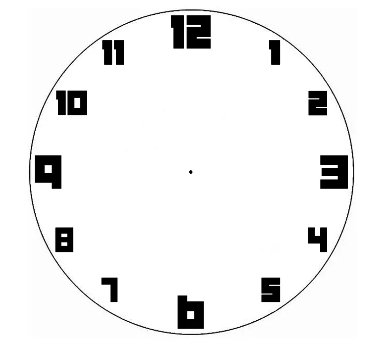 时钟面板模板数字时钟剪辑免费时钟剪贴器