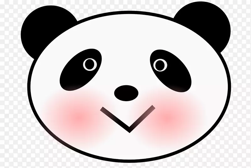 大熊猫红熊剪贴画免费熊猫剪贴画