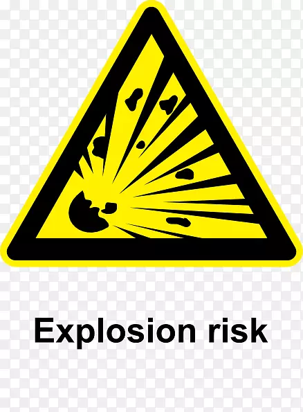 爆炸警告标志剪辑艺术-疏散剪贴画部分