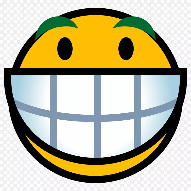 笑脸表情电脑图标剪贴画大笑脸