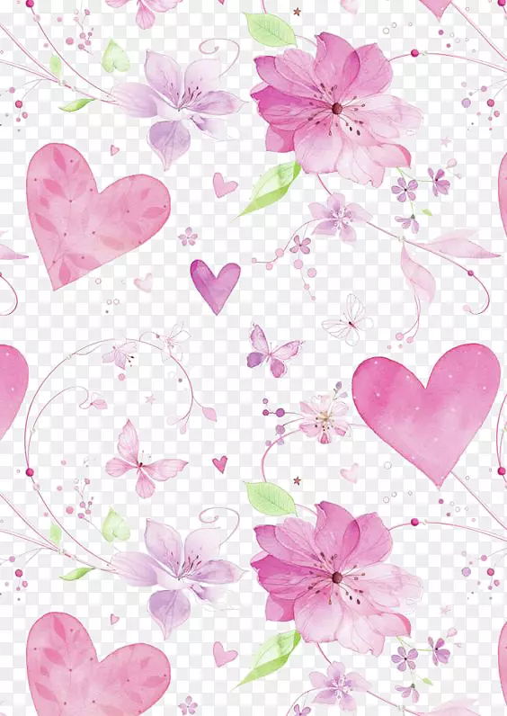 纸花粉红彩色壁纸粉红花背景