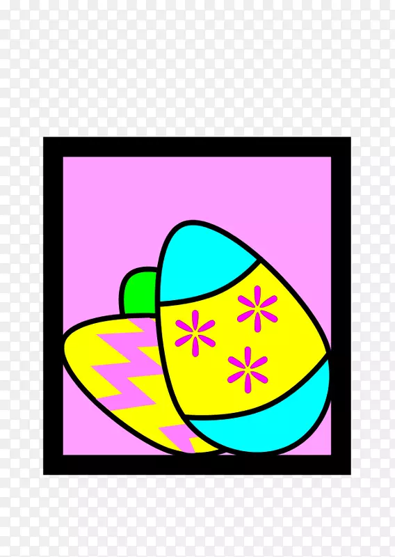 复活节兔子复活节蛋糕复活节彩蛋剪贴画-复活节星期日剪贴画