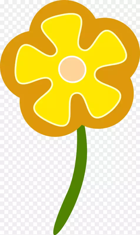 花卉可伸缩图形剪辑艺术-芙蓉花剪贴画
