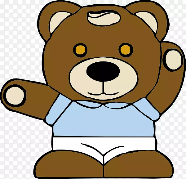 棕熊大熊猫北极熊考拉小熊卡通
