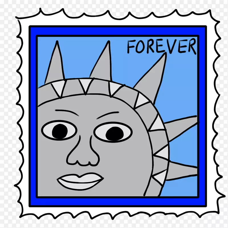 邮票橡胶邮票免费内容夹艺术邮票信封剪贴件
