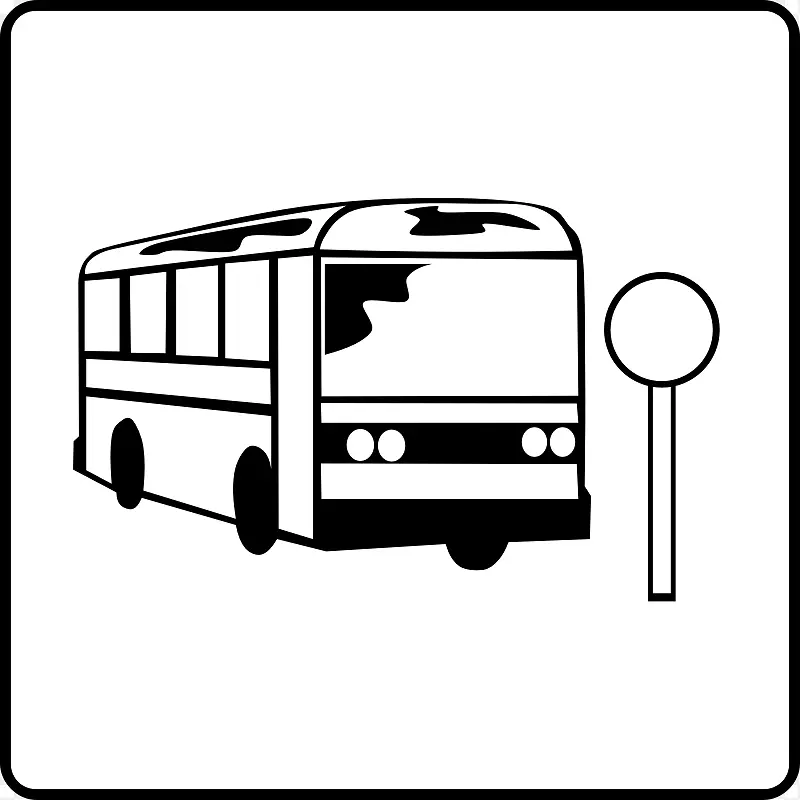 巴士站学校巴士交汇处短片艺术-巴士图片