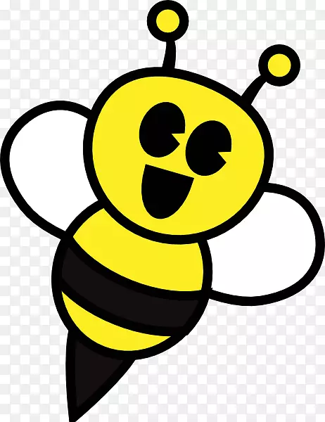 大黄蜂卡通剪贴画-万圣节蜜蜂剪贴画