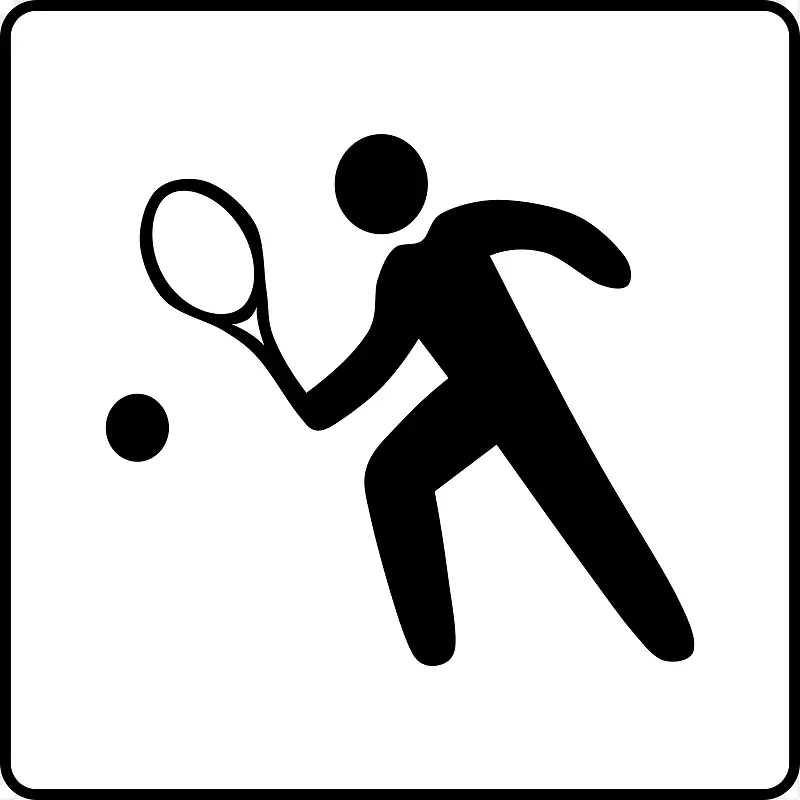 网球中心的网球剪辑免费的网球图片