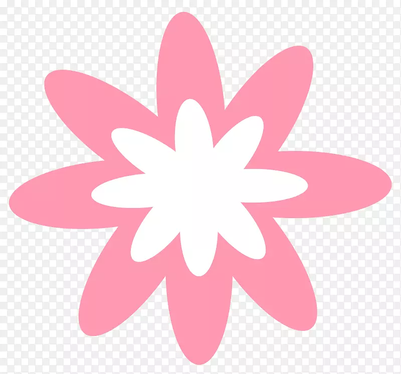 粉红花卉剪贴画-花卉设计图片