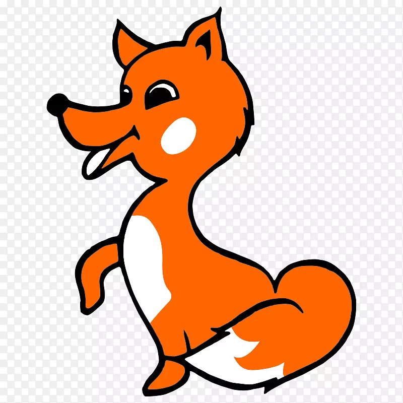 动物免费内容剪辑艺术-狐狸的卡通图片