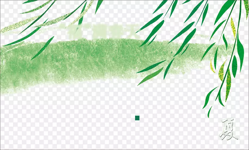 柳树电脑软件-新鲜凉爽创意景观