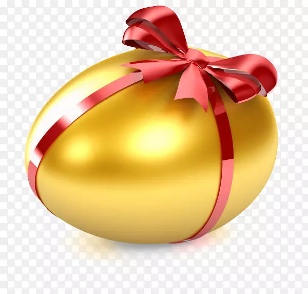 复活节兔子公众假期复活节彩蛋-金彩蛋