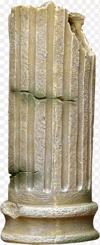 希腊柱墩-古遗址材料自由拉