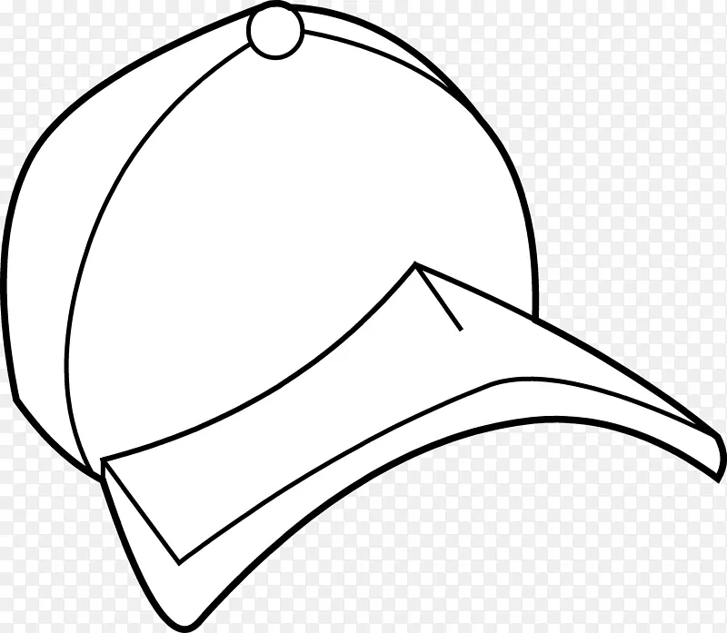 棒球帽着色书帽子夹艺术卡通棒球帽