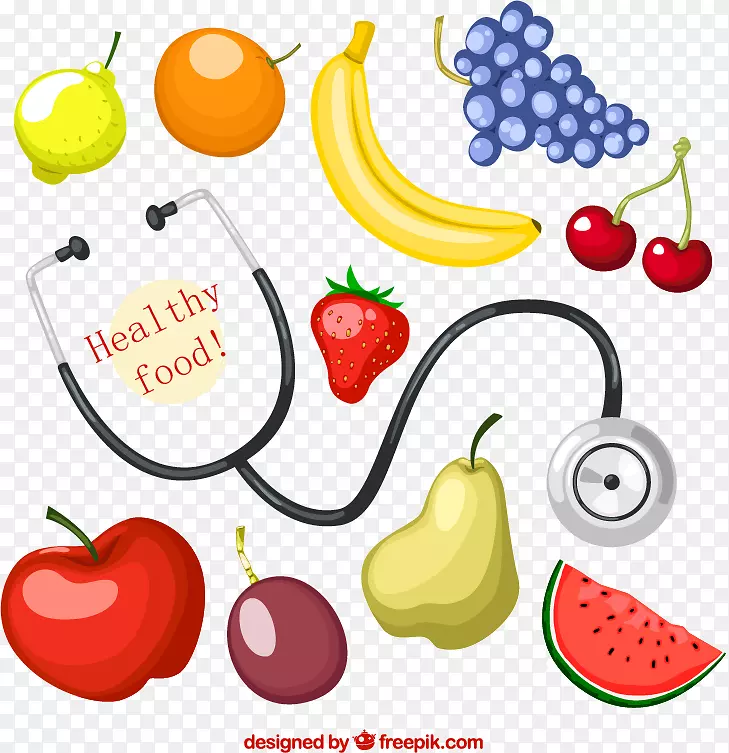 水果沙拉葡萄苹果-健康食品免费下载