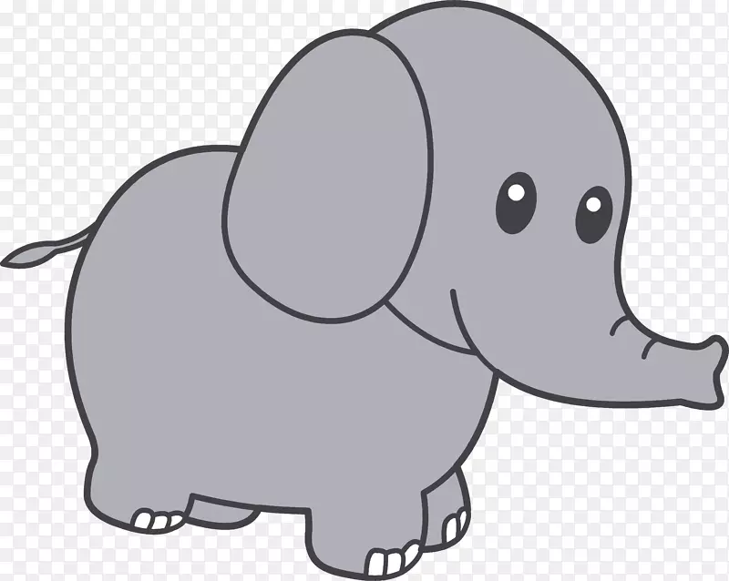 非洲大象免费内容剪贴画-长期记忆剪辑