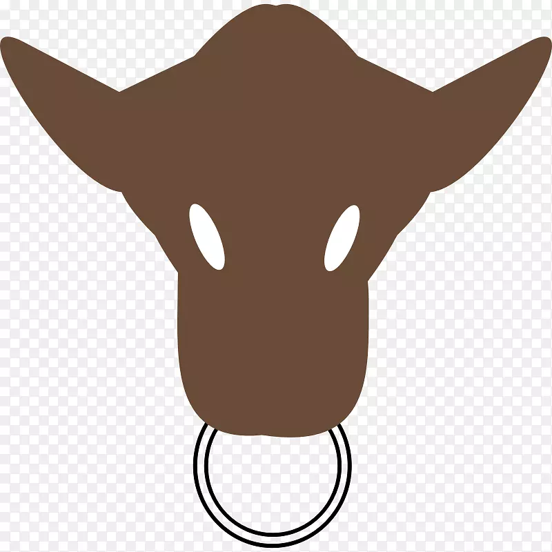 西班牙斗牛剪贴画-头部轮廓