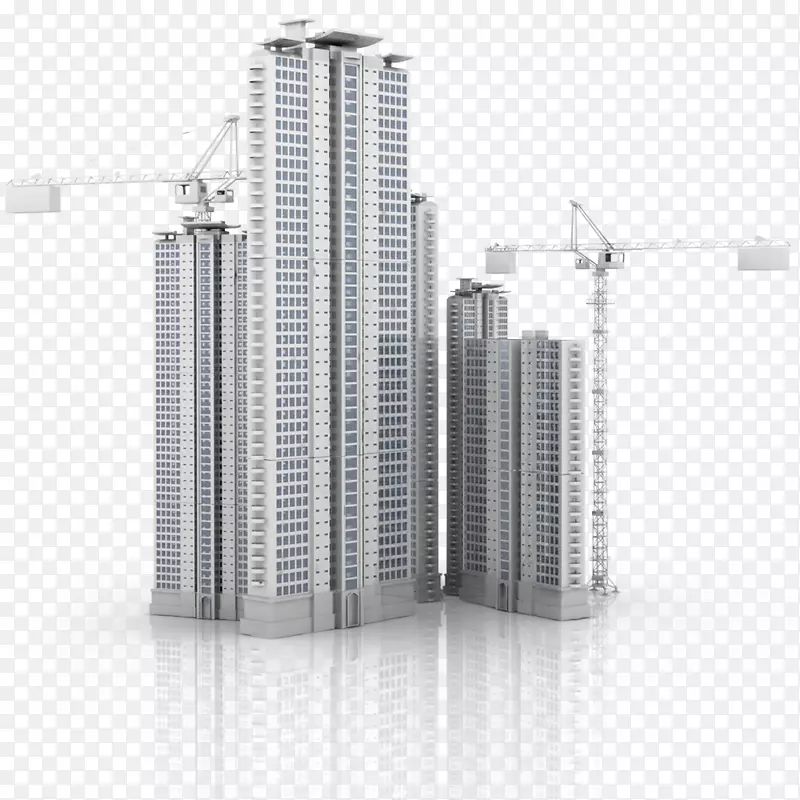 建筑工程高层建筑摩天大楼无高层建筑材料拉拔