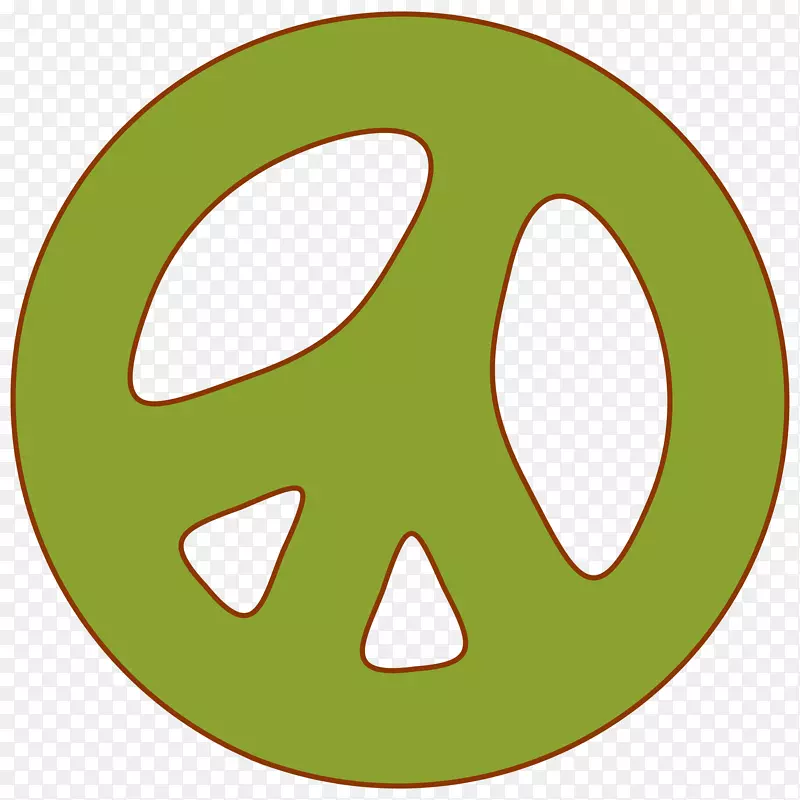 和平符号免费内容剪辑艺术-和平标志剪贴画
