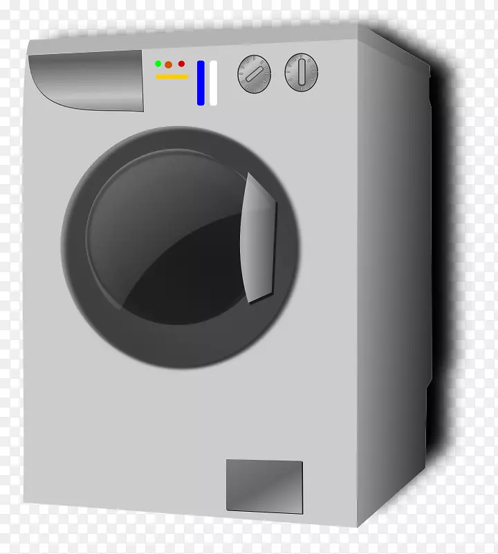 压力洗衣机洗衣夹艺术机械剪贴件