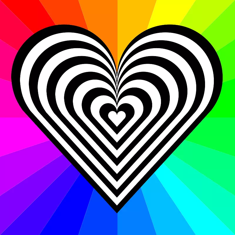 彩虹插图-无心脏