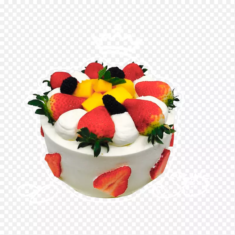 冰淇淋草莓奶油蛋糕草莓派-大草莓蛋糕免费下载！