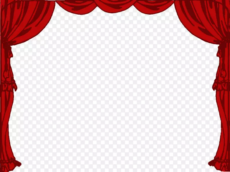 灯光剧场窗帘和舞台窗帘剪贴画-下一阶段剪贴画