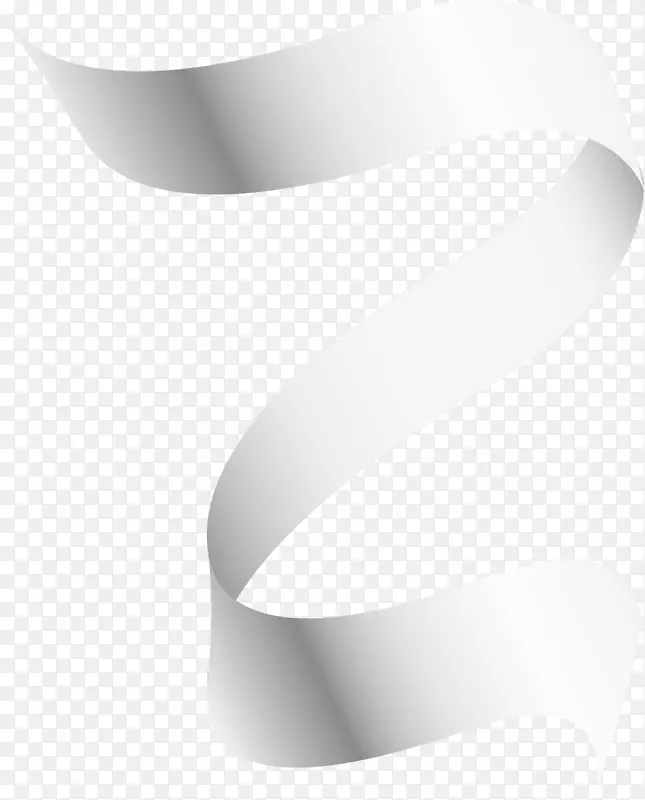 服装配饰角字体-小新鲜灰色丝带