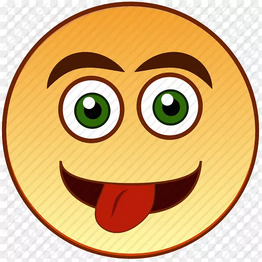笑脸表情电脑图标剪贴画舌面表情