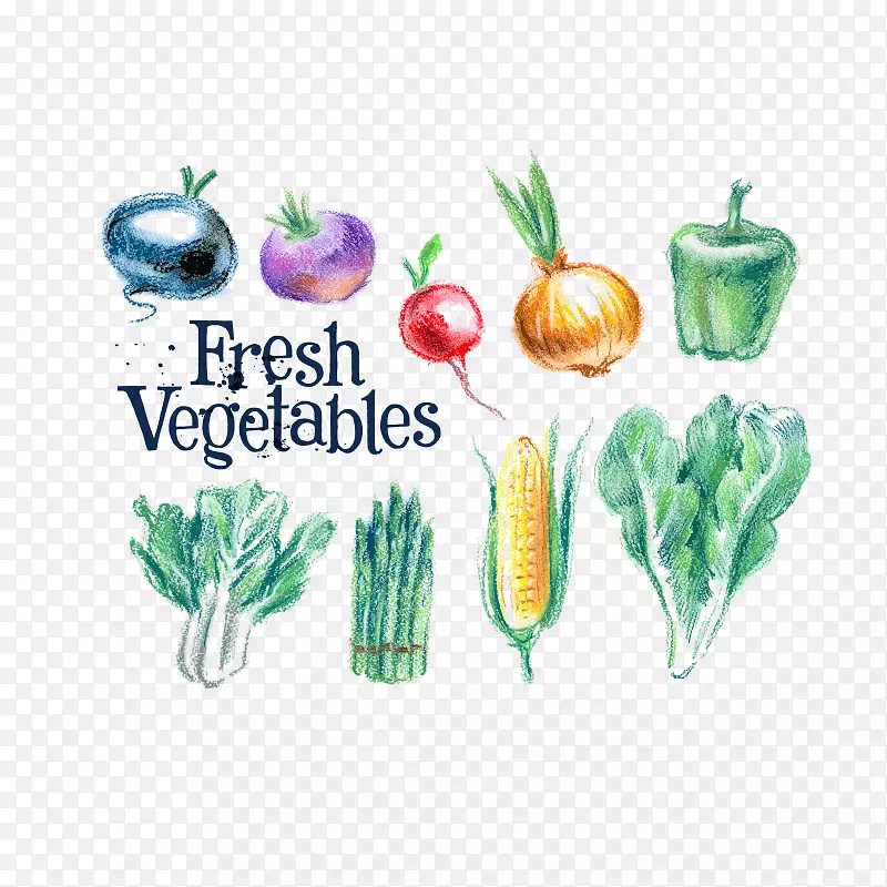 素食烹饪蔬菜水果-蔬菜食品材料免费载体PNG