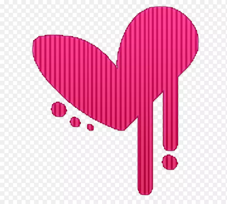 心脏剪贴画-粉红色心脏剪贴画