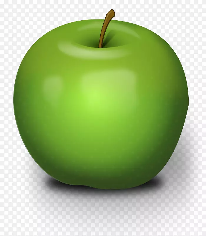 苹果免费内容剪辑艺术-绿色苹果图片